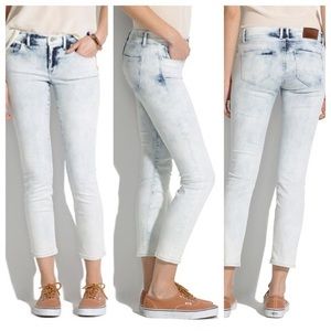 Madewell cropped acid wash jeans! ✨